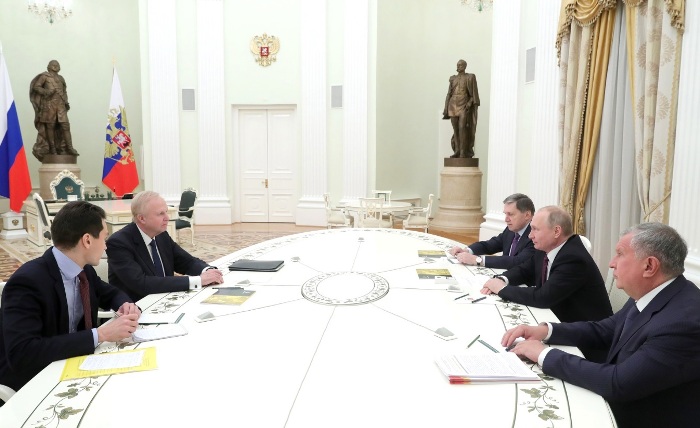 CEO von BP bei Putin