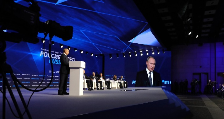 Putin auf dem Forum „Russland ruft“ – Wirtschaft, nationale Projekte, Klima